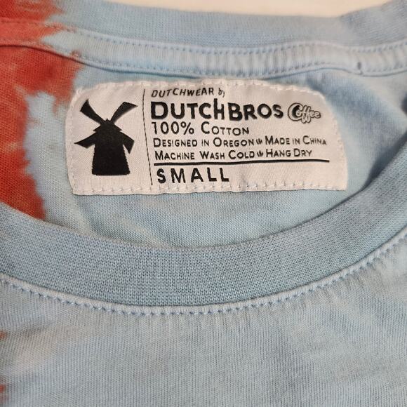 Dutch Bros. Coffee Tie-Dye  Multicolor T-Shirt Small Radiate Kindness Unisex - Picture 4 of 8